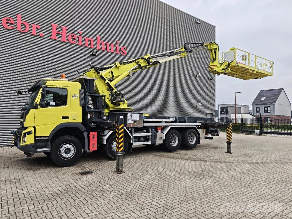 Volvo FMX 420 8x4 AMV 11 SWL 1000 QR Tunnelplatform Truck mounted aerial platforms