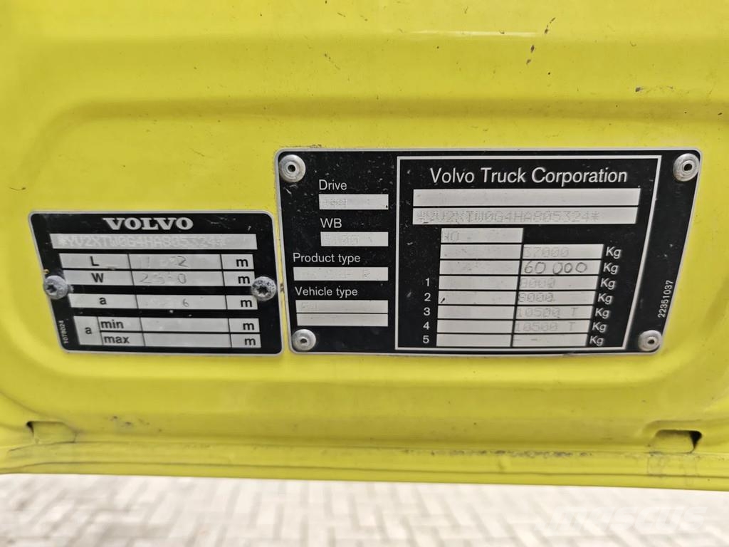 Volvo FMX 420 8x4 AMV 11 SWL 1000 QR Tunnelplatform Truck mounted aerial platforms