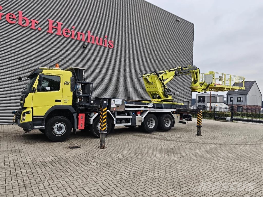 Volvo FMX 420 8x4 AMV 11 SWL 1000 QR Tunnelplatform Truck mounted aerial platforms