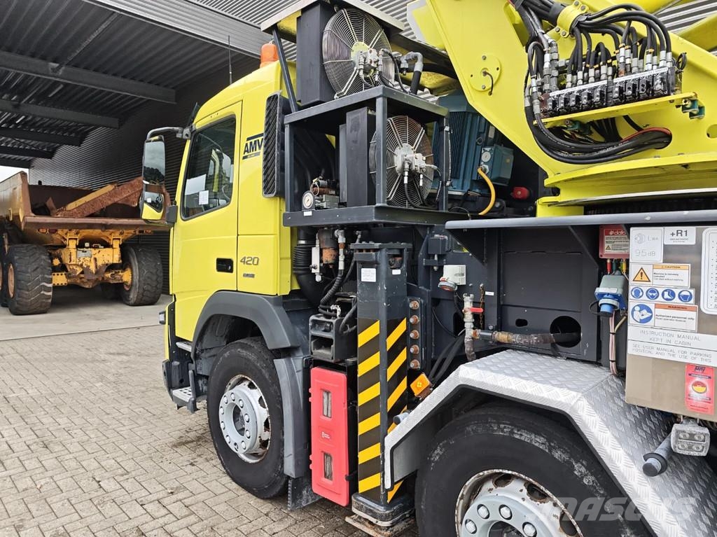 Volvo FMX 420 8x4 AMV 11 SWL 1000 QR Tunnelplatform Truck mounted aerial platforms