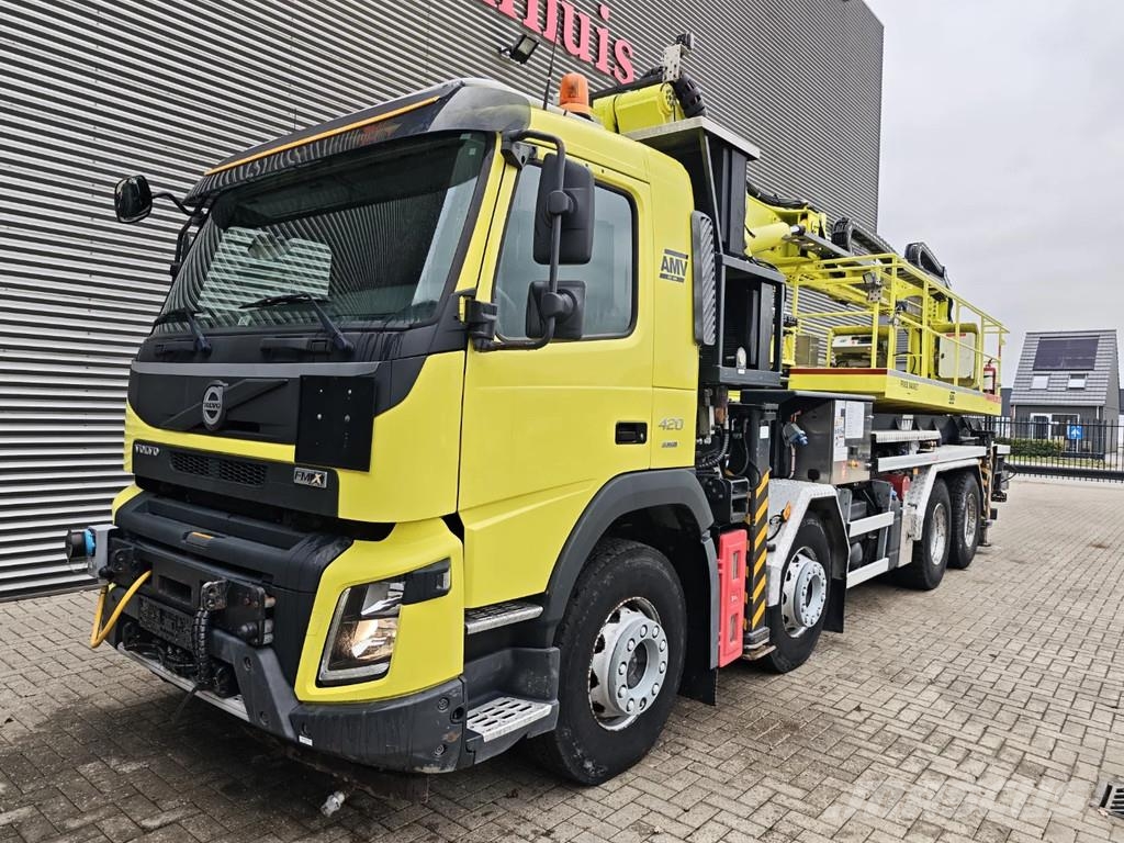 Volvo FMX 420 8x4 AMV 11 SWL 1000 QR Tunnelplatform Truck mounted aerial platforms