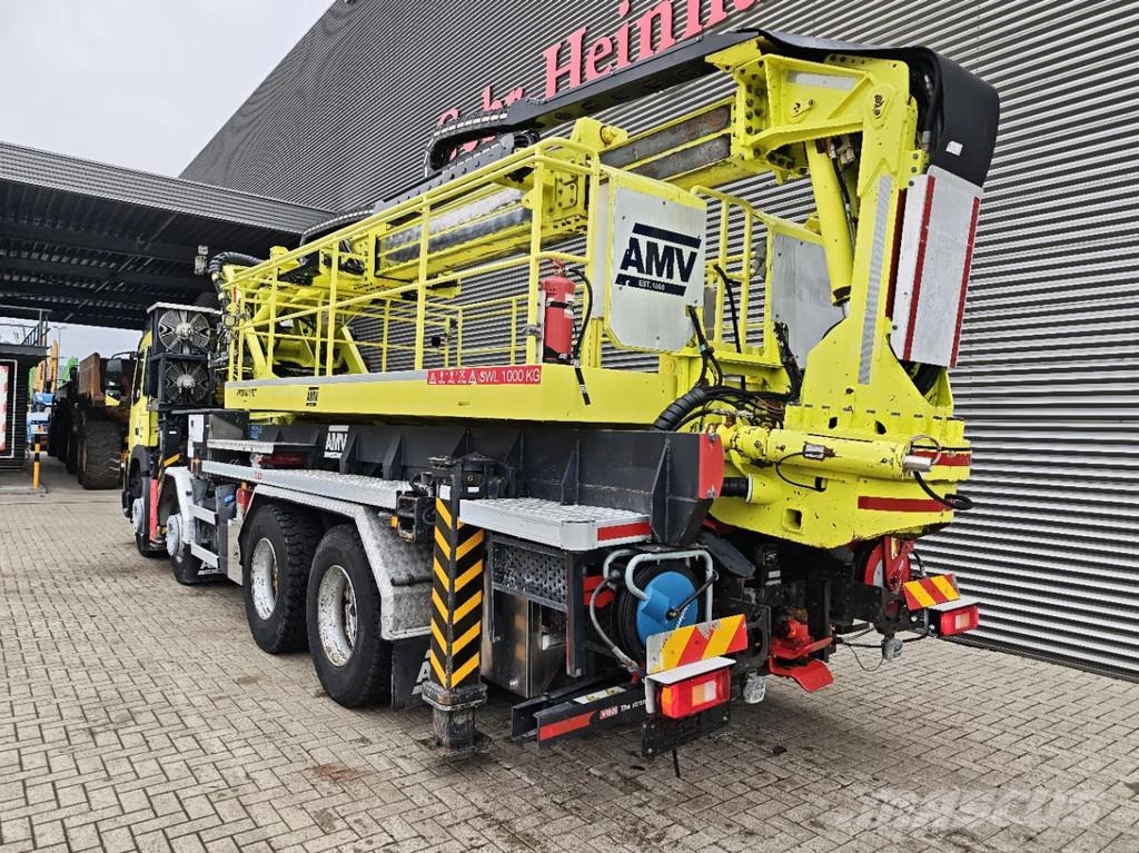 Volvo FMX 420 8x4 AMV 11 SWL 1000 QR Tunnelplatform Truck mounted aerial platforms