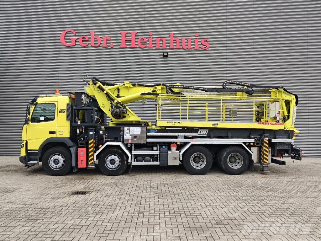 Volvo FMX 420 8x4 AMV 11 SWL 1000 QR Tunnelplatform Truck mounted aerial platforms