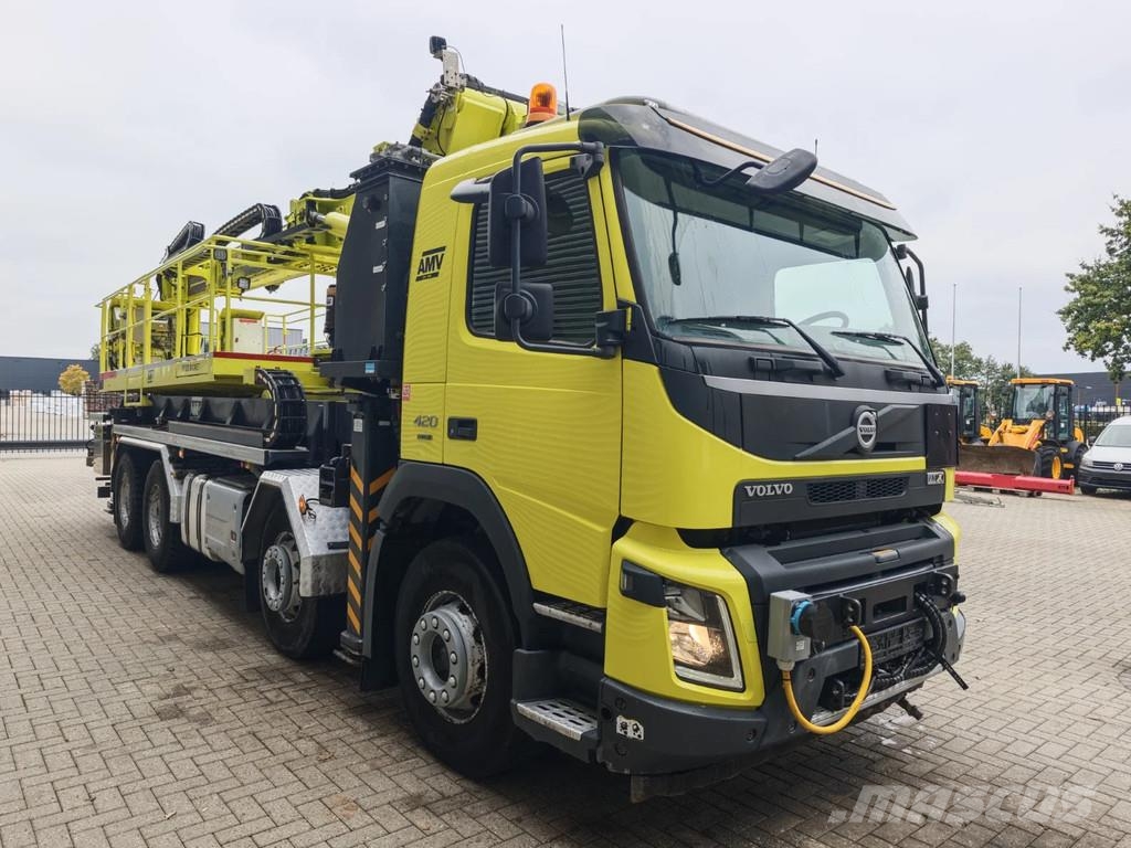 Volvo FMX 420 8x4 AMV 11 SWL 1000 QR Tunnelplatform Truck mounted aerial platforms
