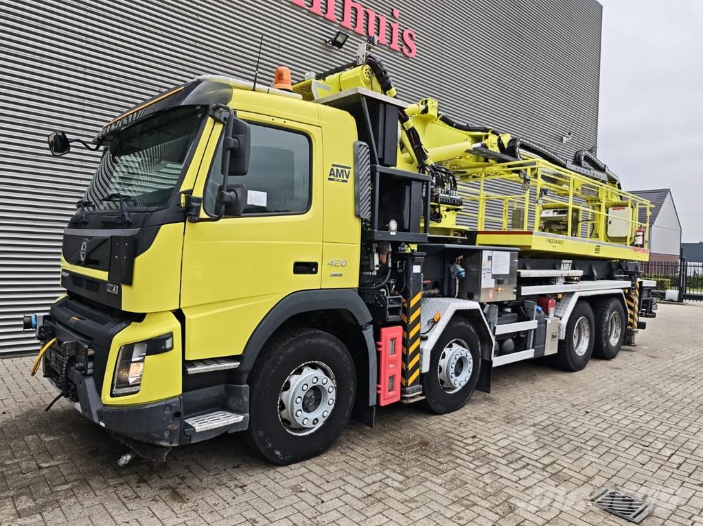 Volvo FMX 420 8x4 AMV 11 SWL 1000 QR Tunnelplatform Truck mounted aerial platforms