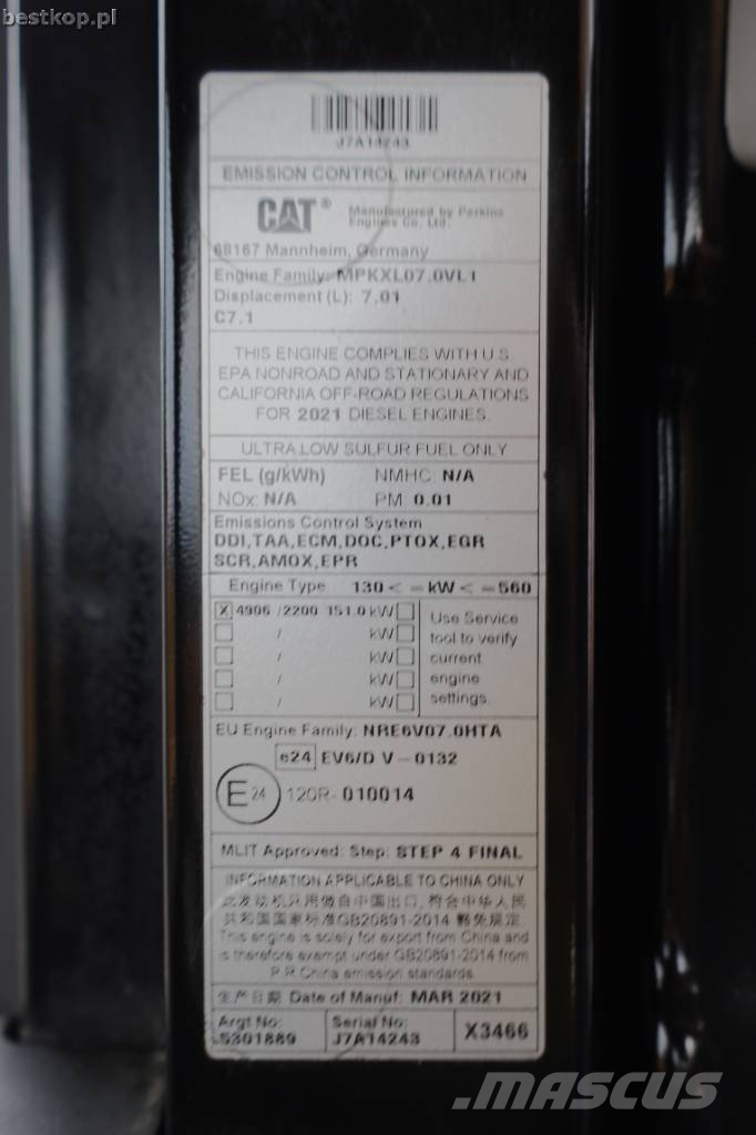 CAT 326 Pelle sur chenilles