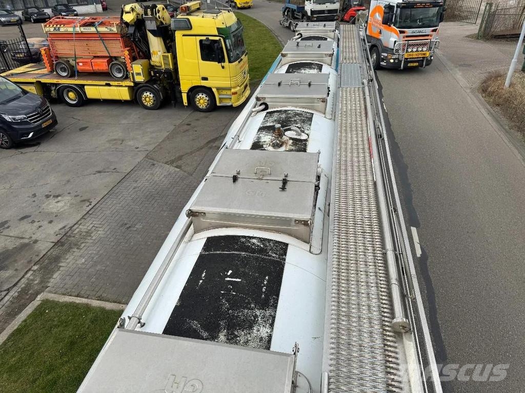 Magyar SR 3 MEB 3 AXLE - BPW + 5 COMPARTIMENS Semi remorque citerne