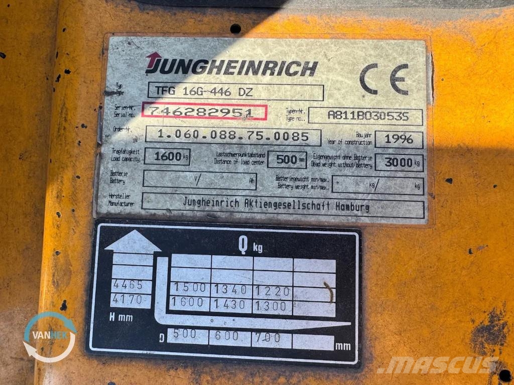 Jungheinrich TFG 16G Forklift شاحنات ذات رافعات شوكية - أخرى