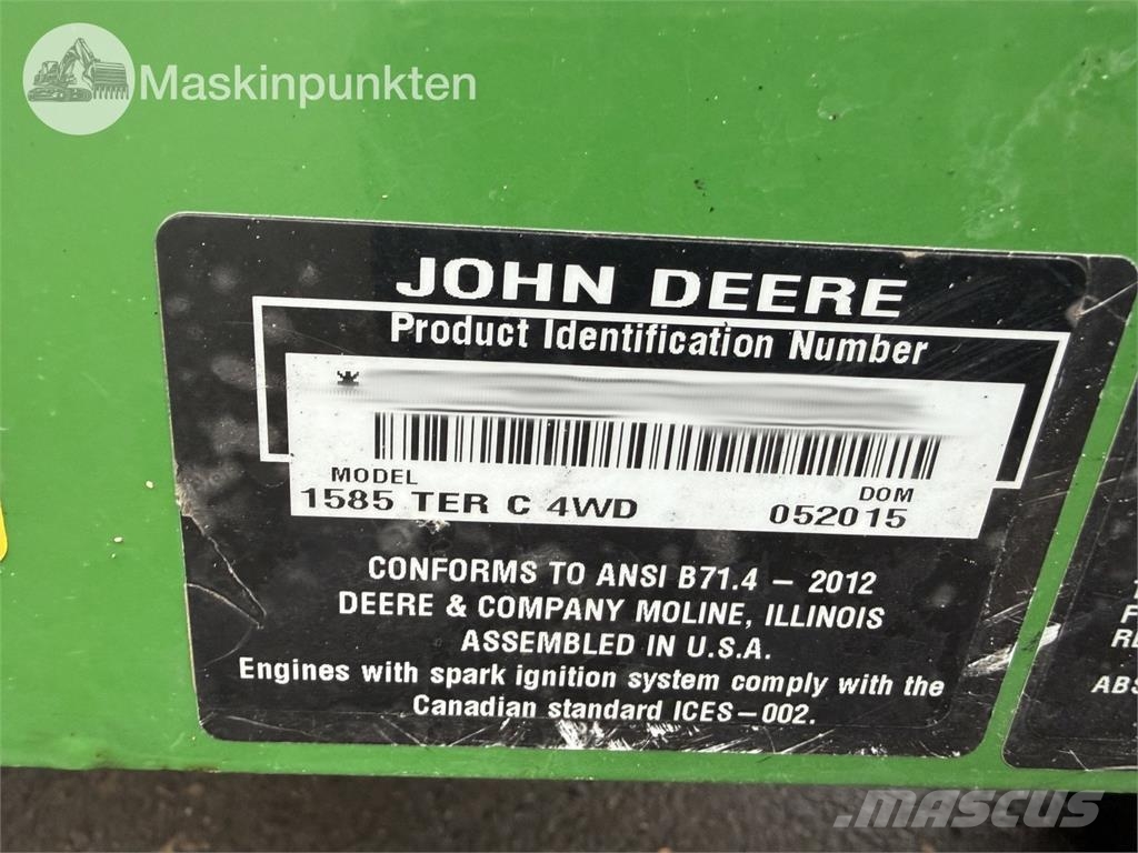 John Deere 1585 حاملات أدوات