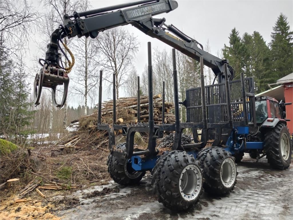 Omavalmiste Metsäkärry Logset 5F kuormatilalla Metsäperävaunut