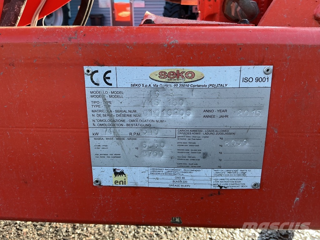 Seko Tiger VMS 160 Maisītāji dalītāji