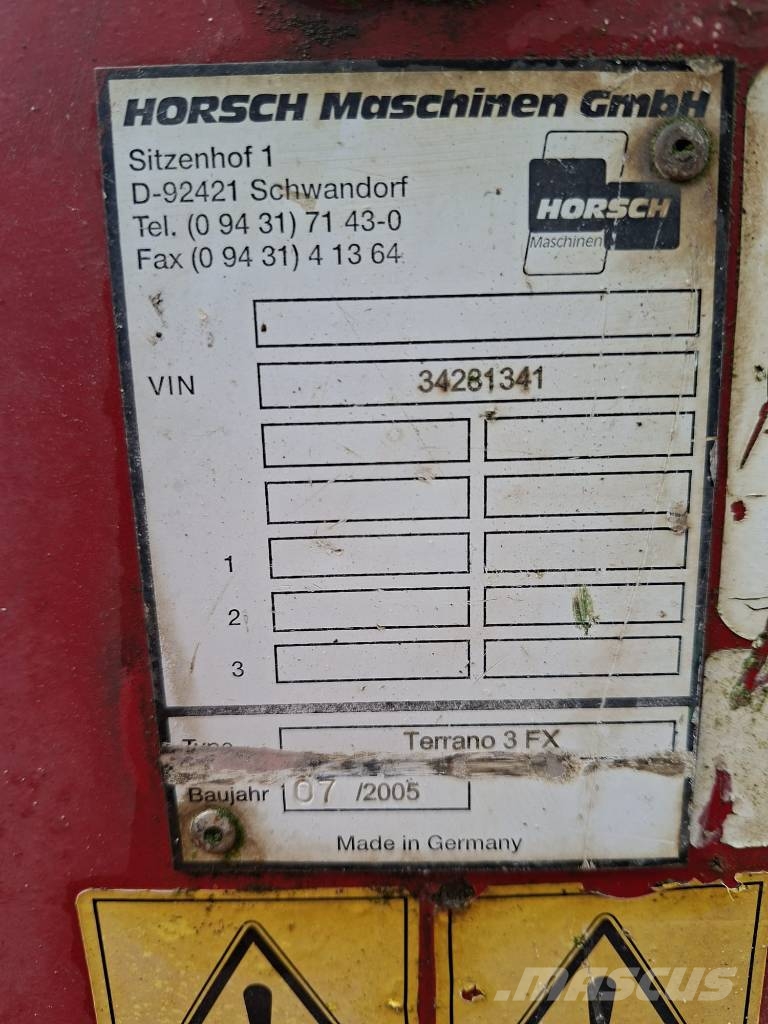 Horsch Terrano 3 FX Kultivatori