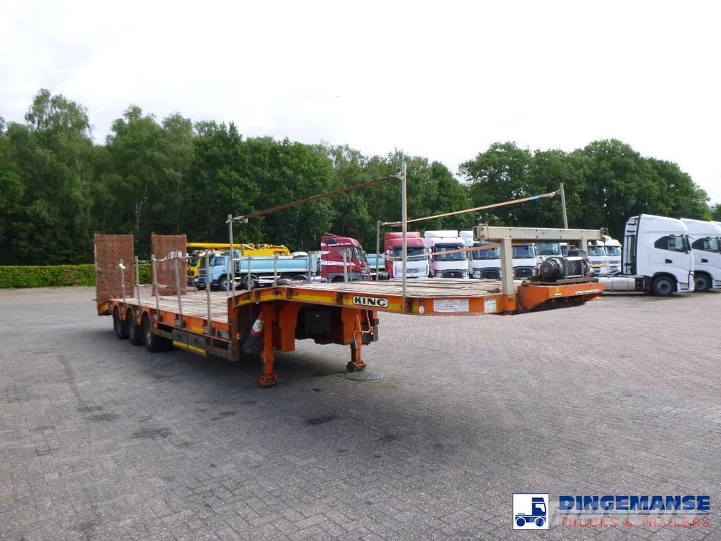 King 3-axle semi-lowbed trailer 44T + ramps Low loader-semi-trailers