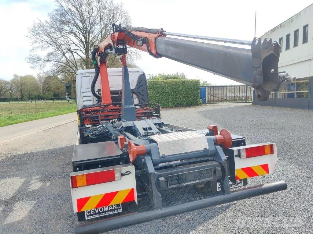 MAN TGL 12.250 Containersysteem met kraan Palfinger PK Camiones polibrazo