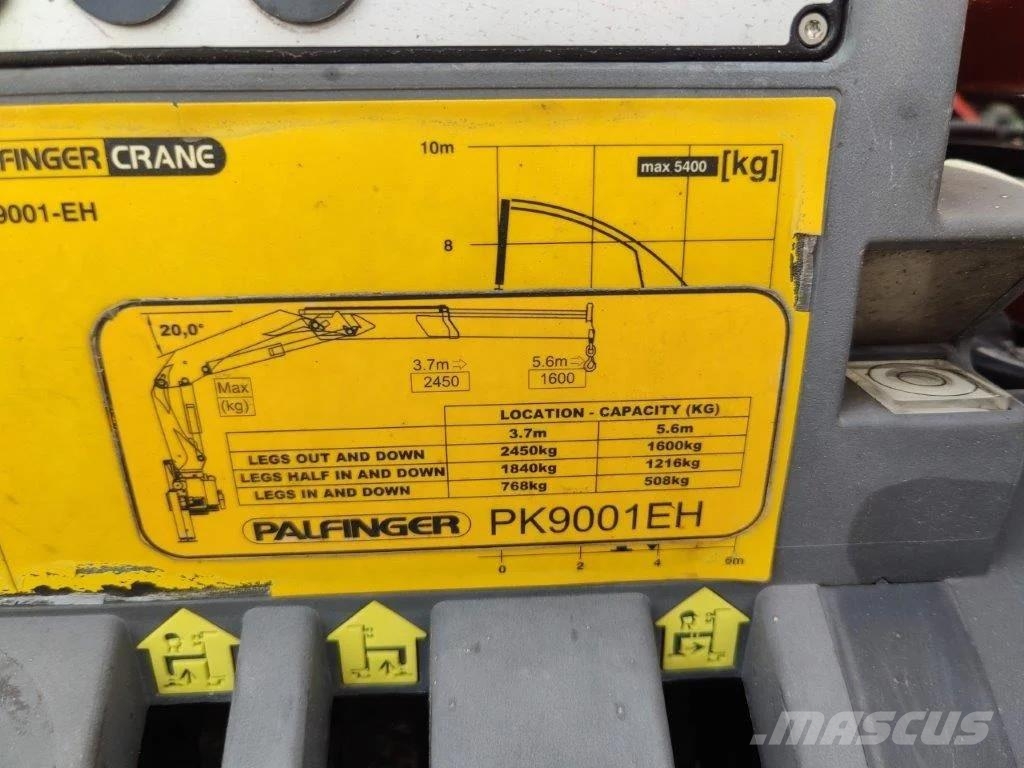 MAN TGL 12.250 Containersysteem met kraan Palfinger PK Camiones polibrazo