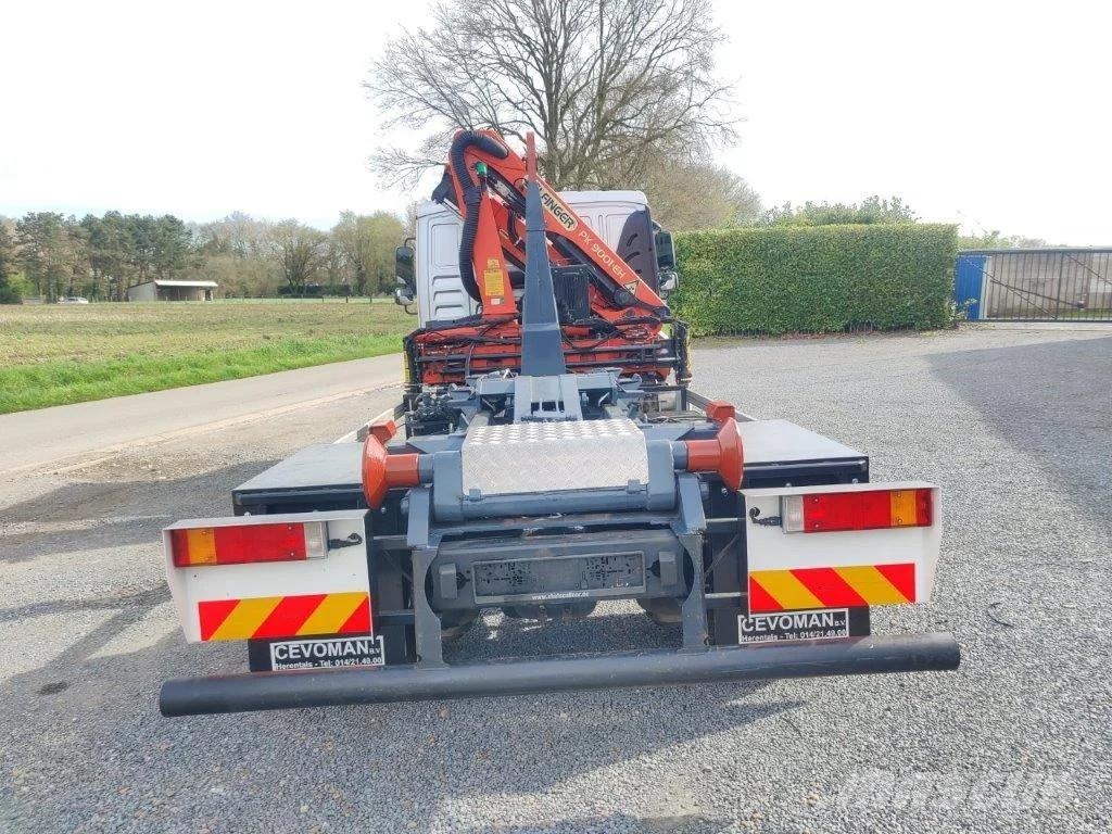 MAN TGL 12.250 Containersysteem met kraan Palfinger PK Camiones polibrazo