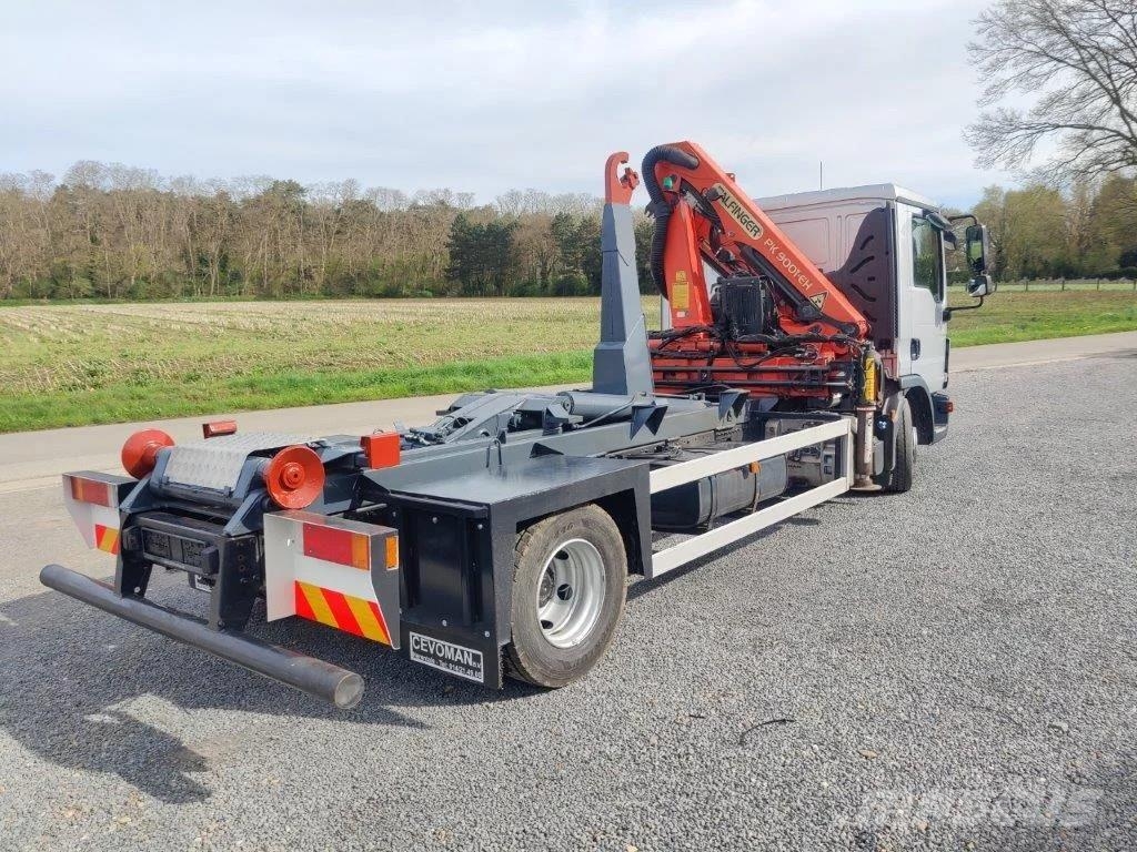 MAN TGL 12.250 Containersysteem met kraan Palfinger PK Camiones polibrazo