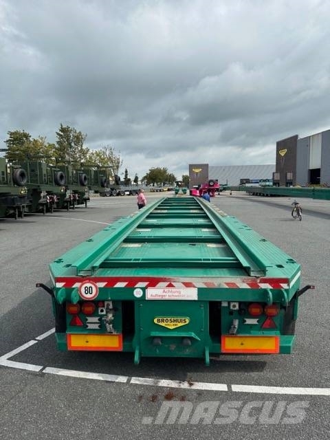 Broshuis 3AOU-48PL/4-15 Blade Trailers 70m long! Diepladers