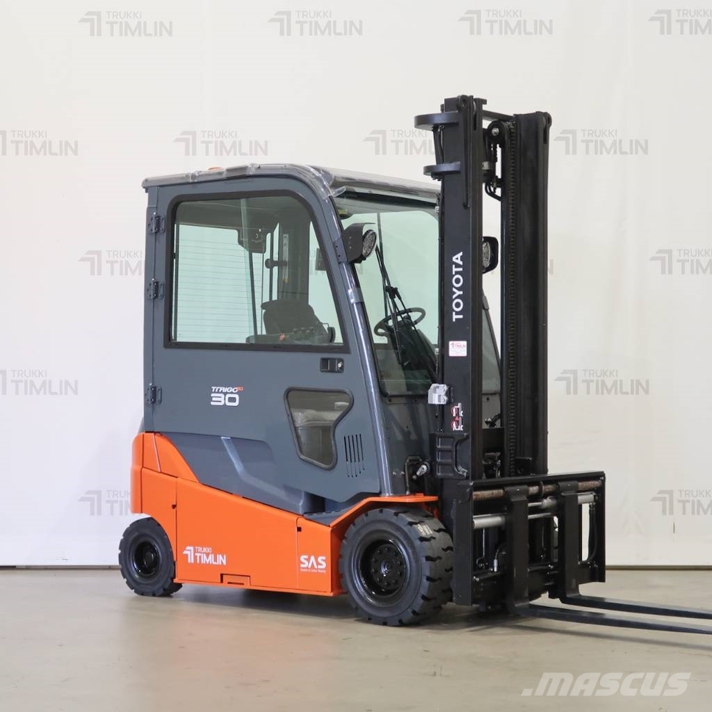 Toyota 8FBMT30, uusi akku El gaffeltrucks