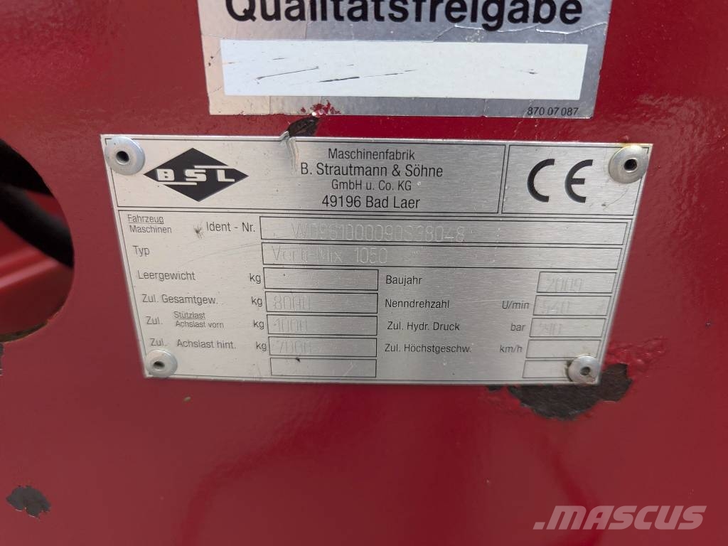 Strautmann Vertimix 1050 Takarmánykeverők