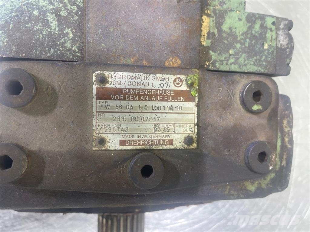 Hydromatik A4V56DA1.0L001A10-233.19.02.17-Drive pump/Rijpomp Hydraulik