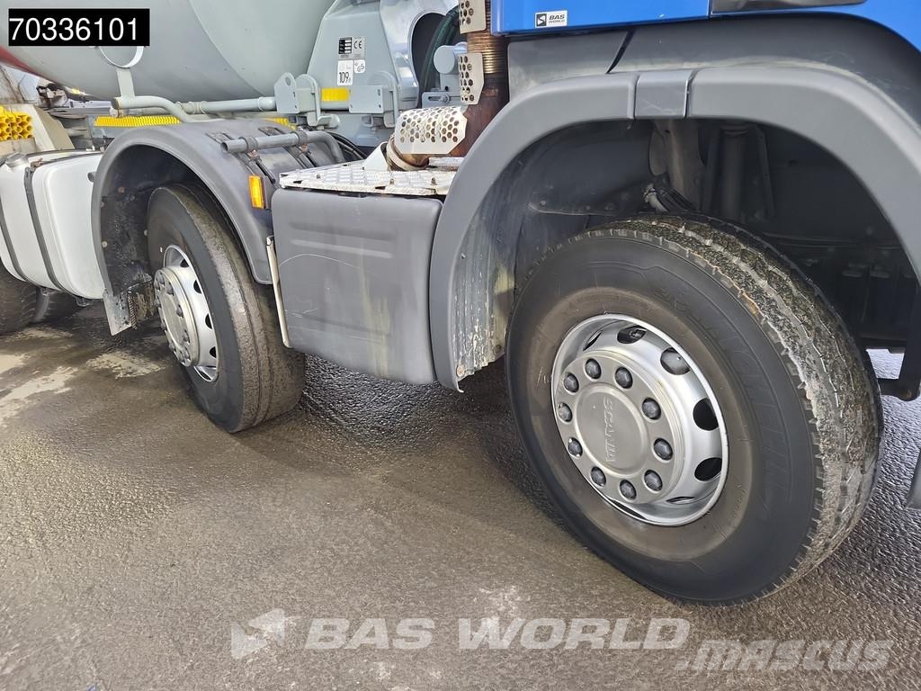 Scania P370 8X4 9m3 mixer Steel suspension Manual Euro 6 Betonvedēji