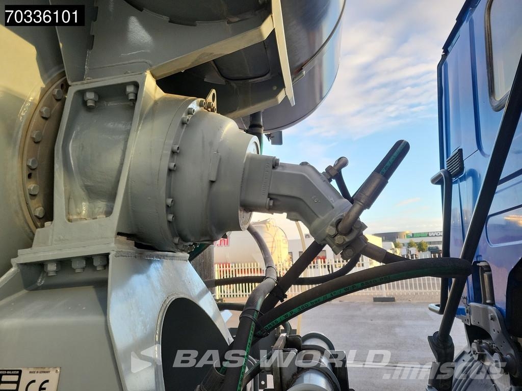Scania P370 8X4 9m3 mixer Steel suspension Manual Euro 6 Betonvedēji