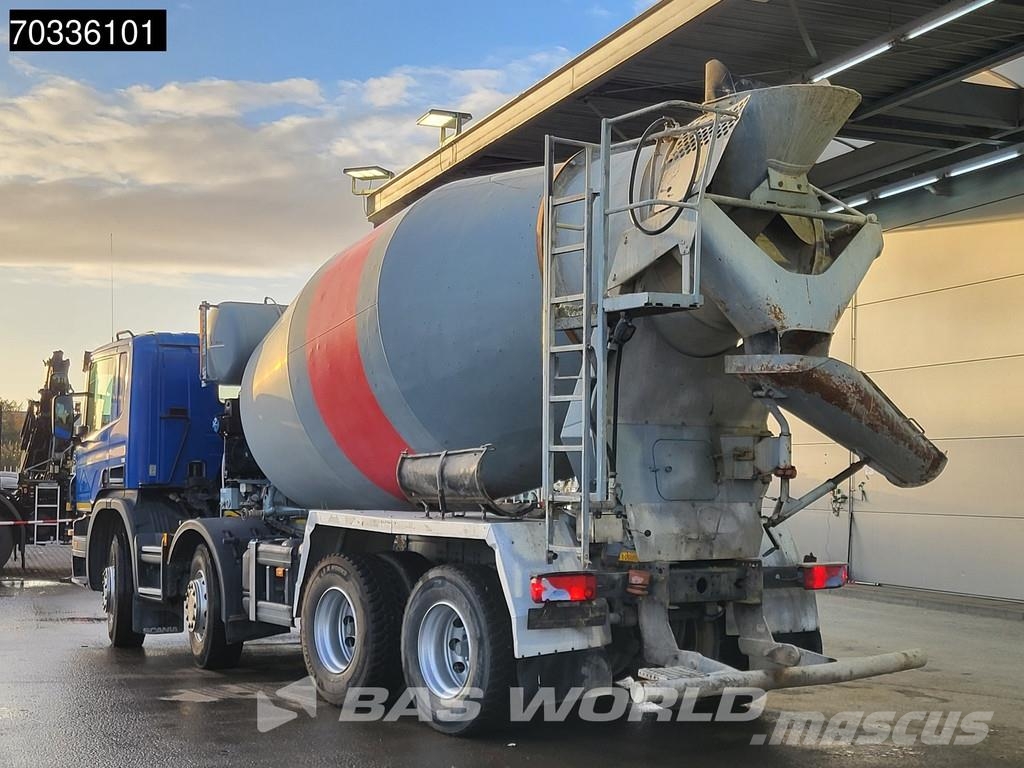 Scania P370 8X4 9m3 mixer Steel suspension Manual Euro 6 Betonbiler