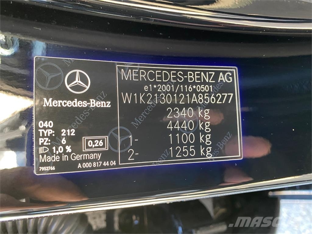 Mercedes-Benz E trieda VIN 277 Auto