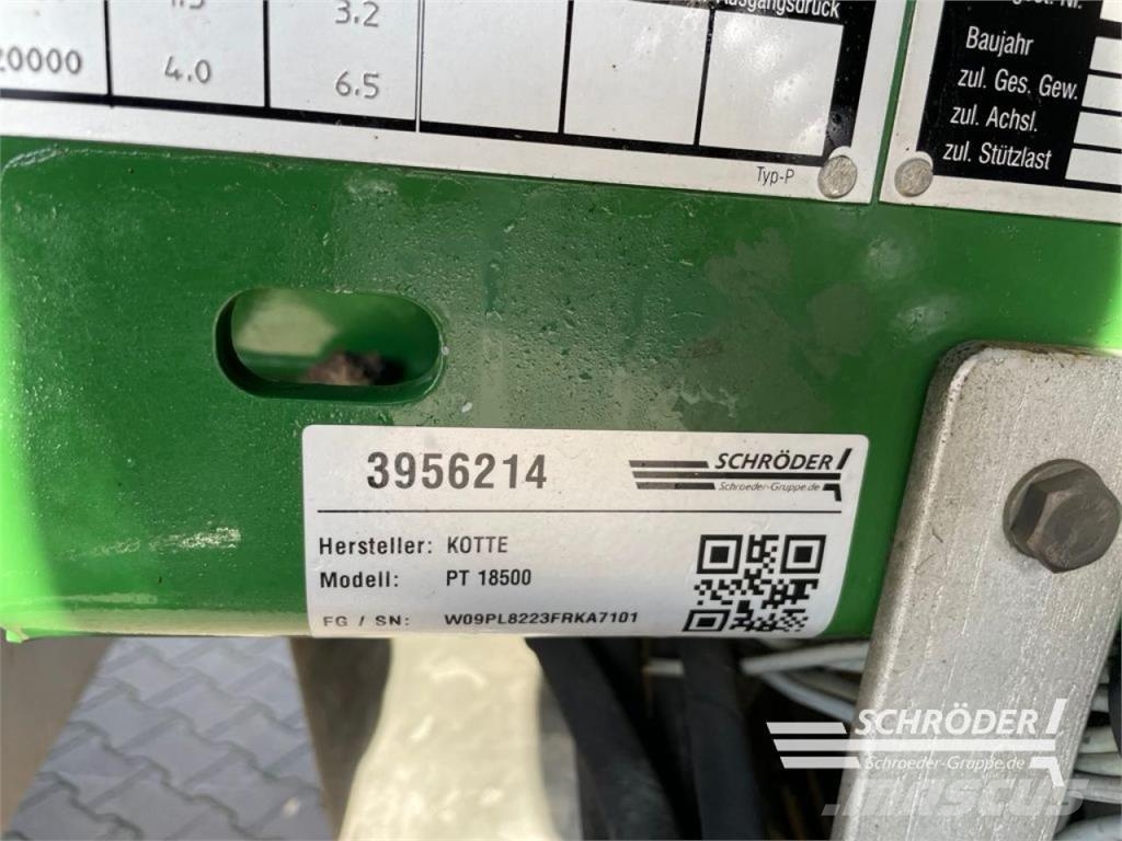 Kotte PT 18500 | 15 METER BOMECH Lietteen levittimet