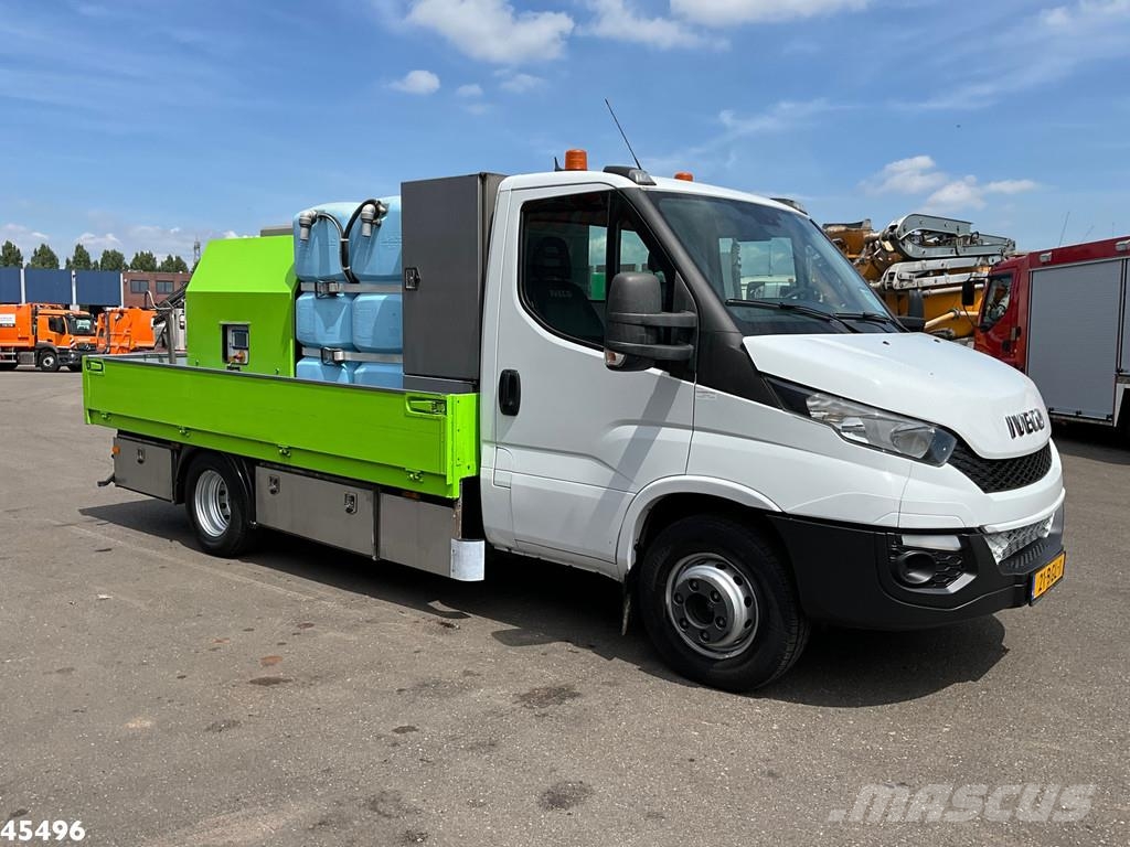 Iveco 70C170 Euro 6 Waterkracht hogedrukunit Just 182.06 Camiones aspiradores/combi