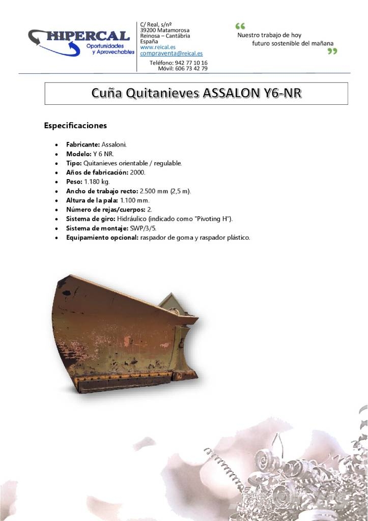  Assaloni Y6-NR Puisturid