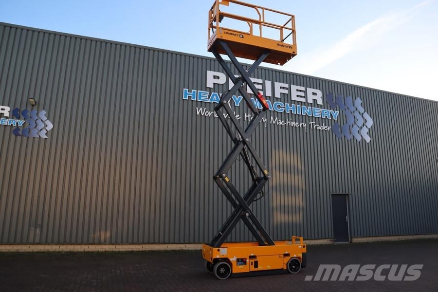 Haulotte Compact 8N Valid inspection, *Guarantee! 8m Workin Scissor lifts