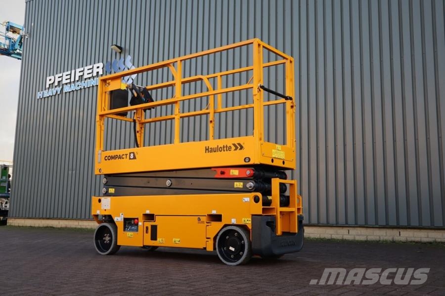 Haulotte Compact 8N Valid inspection, *Guarantee! 8m Workin Scissor lifts