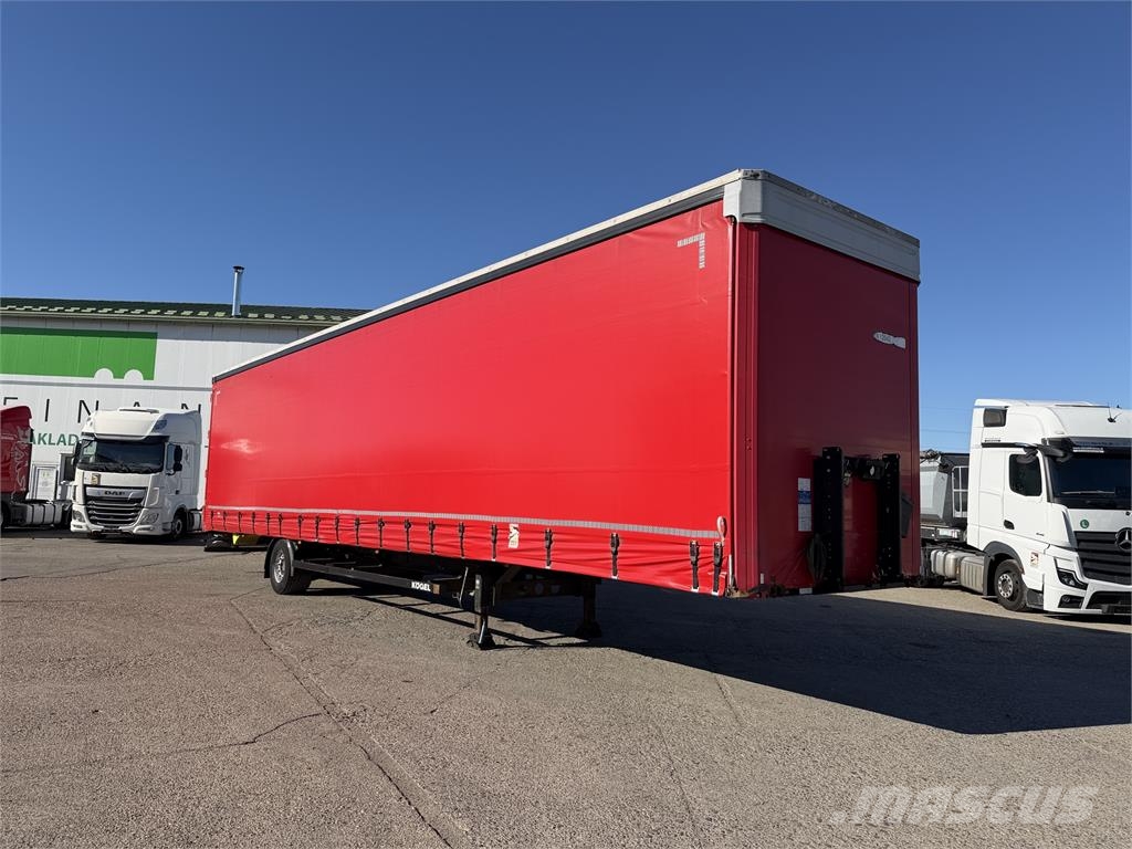Kögel Iný model VIN 885 نصف مقطورات بباب جانبي