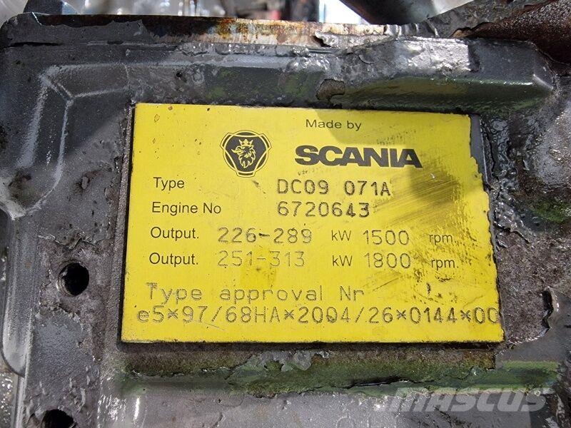 Scania DC09 071A Motory