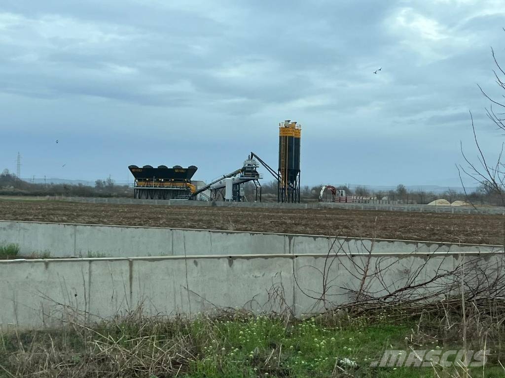 Fabo CENTRALE À BÉTON COMPACTE À BANDE 60 M3/H | STOCK Centrale à béton