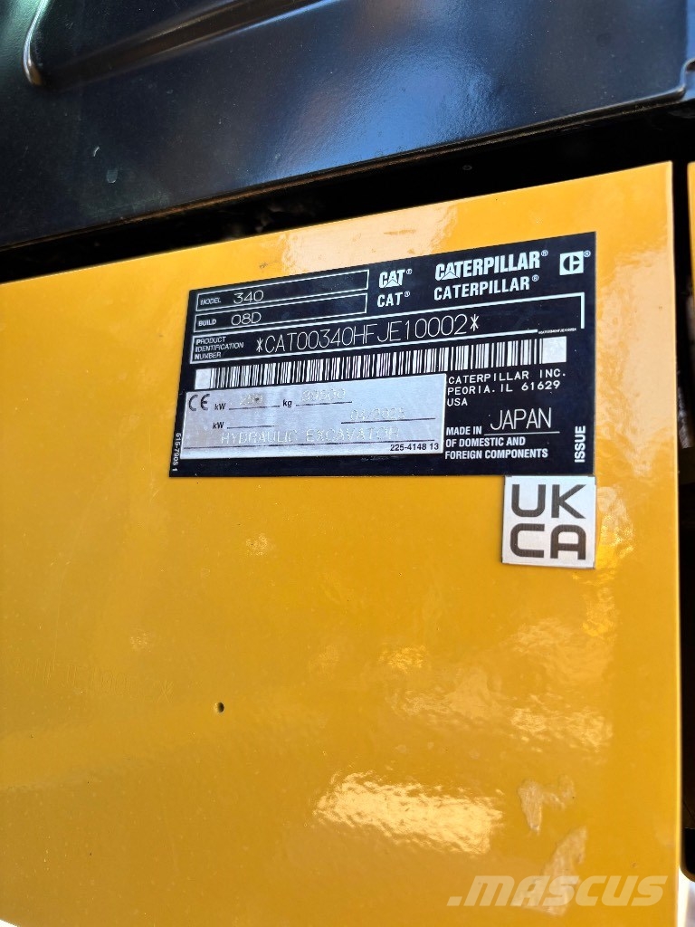 CAT 340 Paletli ekskavatörler