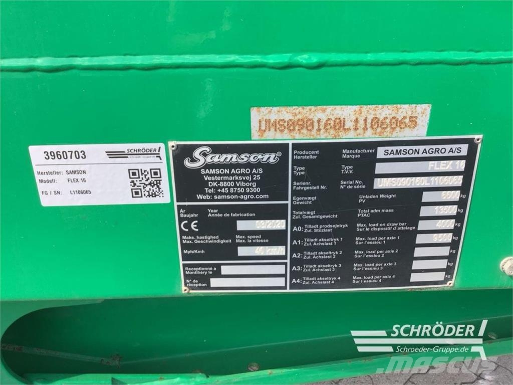 Samson FLEX 16 Розсіювачі гною