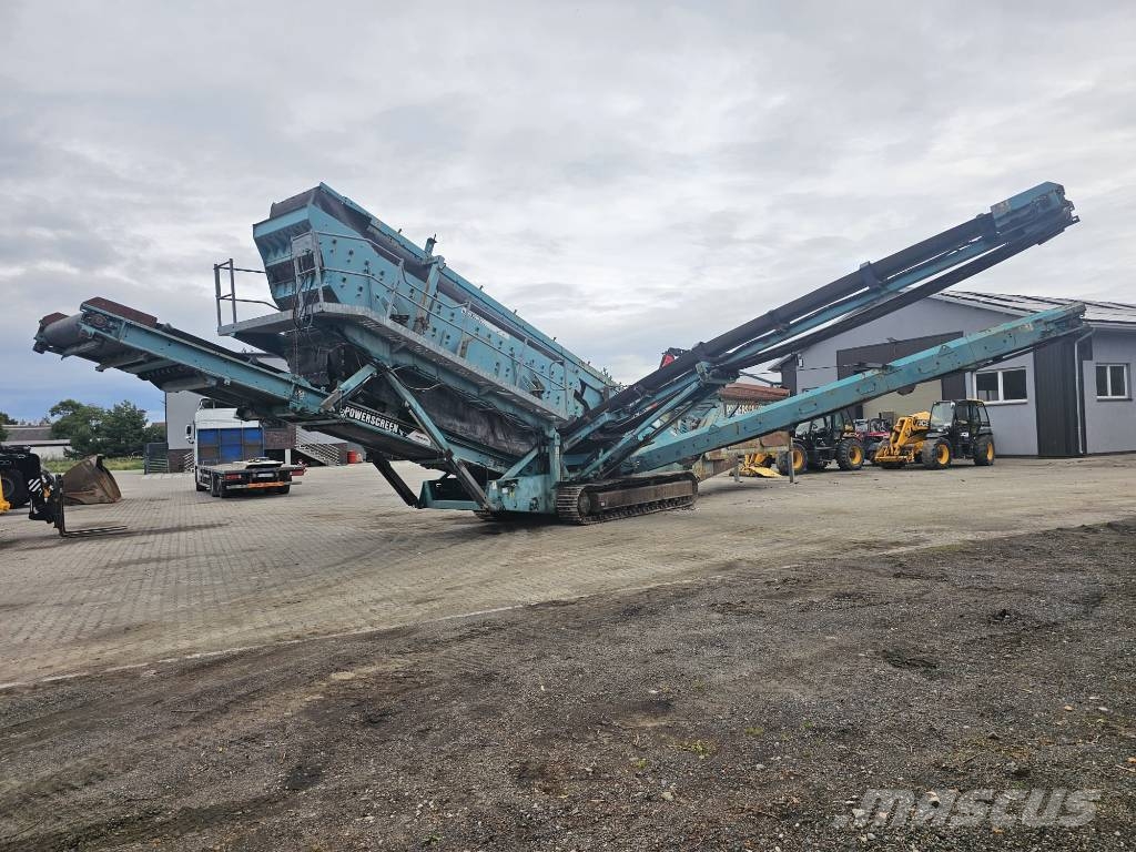 PowerScreen Chieftain 2100 3D 4 Frakcje أجهزة فحص متنقلة