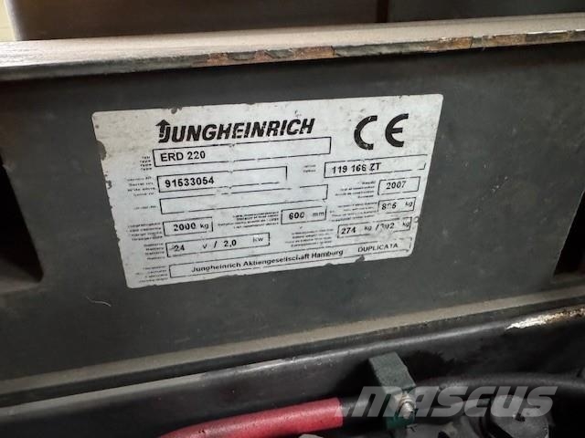 Jungheinrich ERD 220 -> Batterie aus 2019! 보행식 리치 지게차
