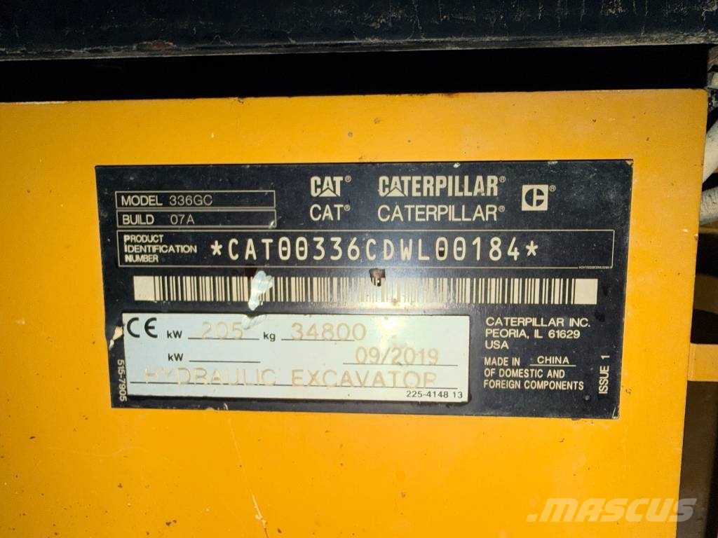 CAT 336 07A GC Paletli ekskavatörler