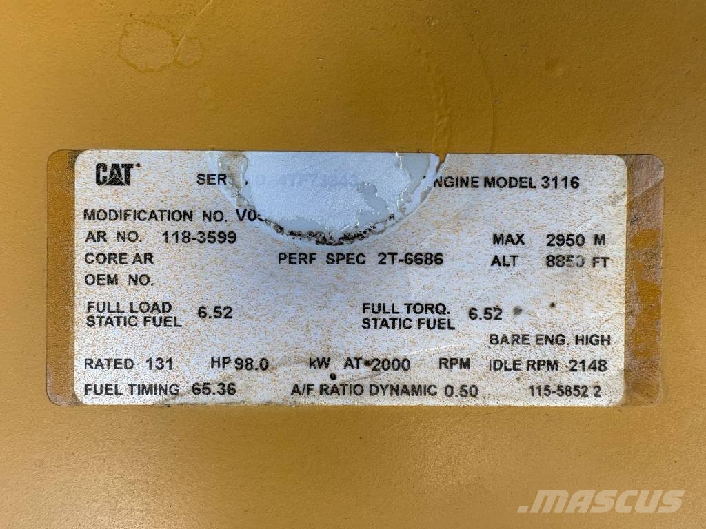CAT M 318 Wielgraafmachines