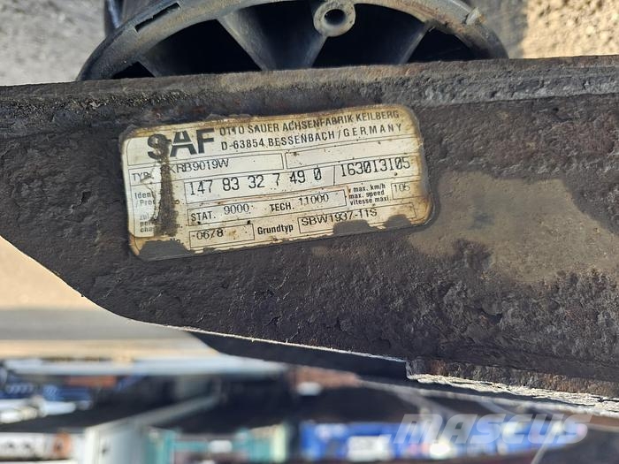 SAF SKRB9019W| TRAILER AXLE 9 TON | DISC. Tengelyek