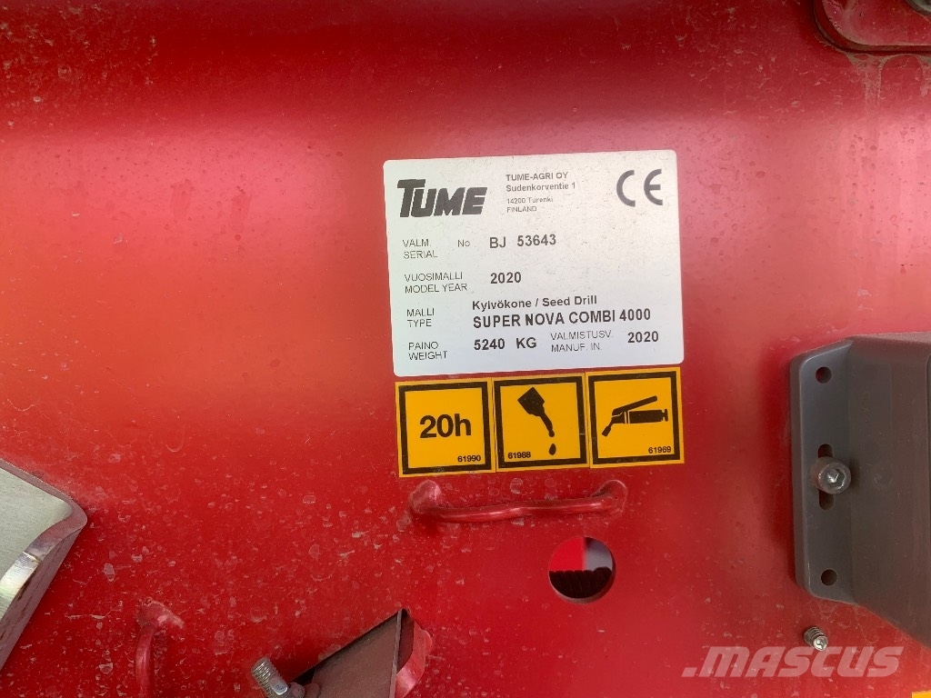 Tume Super Nova 4000 Kylvölannoittimet
