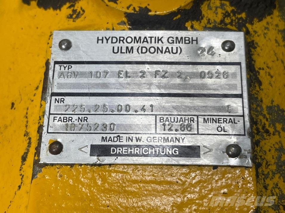 Zettelmeyer ZL601B-Hydromatik A6V107EL-Drive motor/Fahrmotor Hydraulika