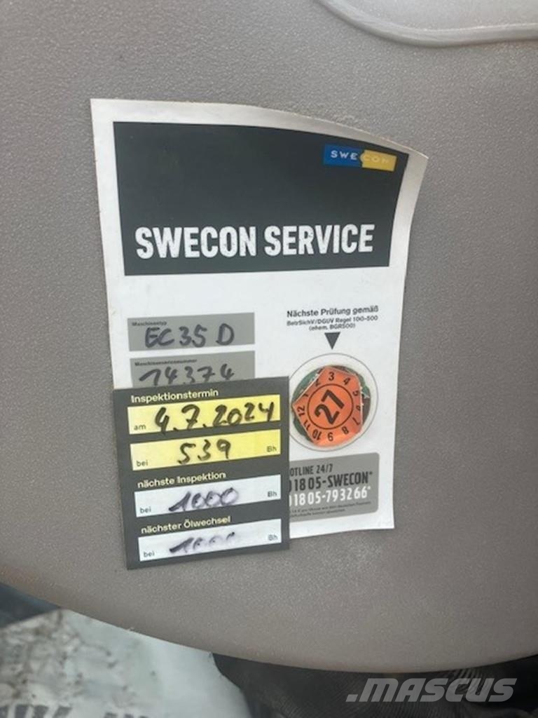 Volvo EC35D 小型挖掘机