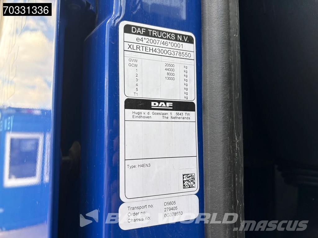 DAF XF 480 4X2 SC 2x Tanks Standklima ACC Alcoa's Trekkvogner