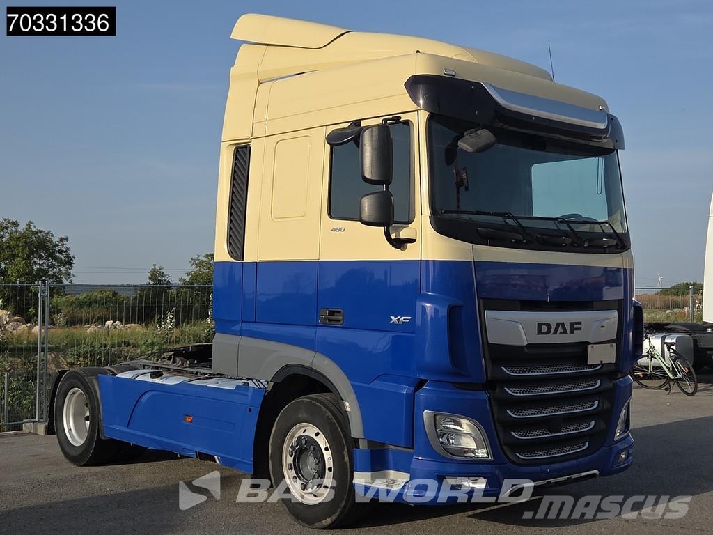 DAF XF 480 4X2 SC 2x Tanks Standklima ACC Alcoa's وحدات الجر