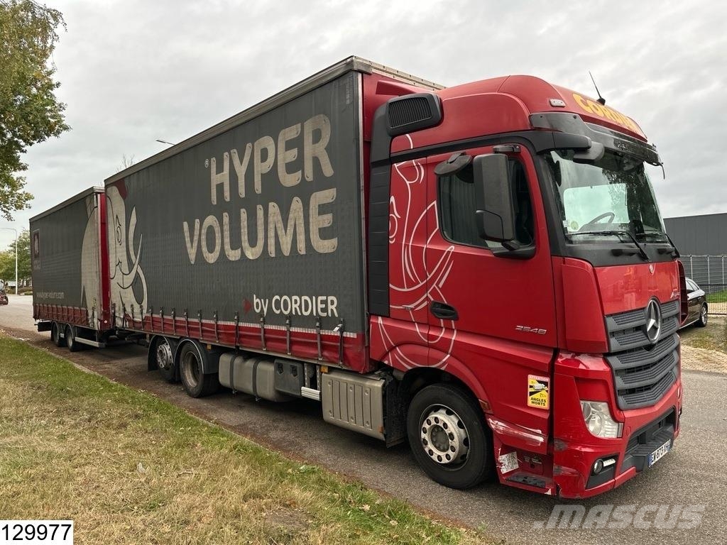 Mercedes-Benz Actros 2548 EURO 6, 6x2, Lift roof, Combi Schuifzeilopbouw